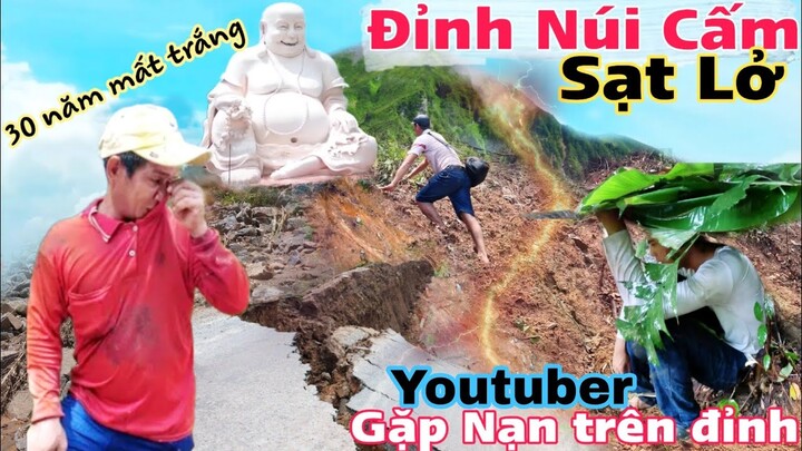 Gặp nạn khi leo lên đỉnh sạt lở Núi Cấm An Giang, đám mây kì lạ làm mưa không quay được