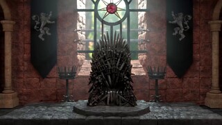 Rick dan Morty di dunia Game of Thrones, fiksi penggemar 3D