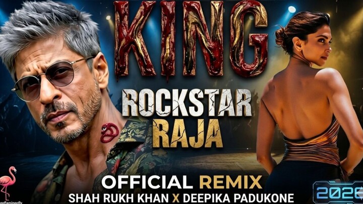 KING - Rockstar Raja (Official Video) Shah Rukh Khan x Deepika Padukone | Siddharth Anand | SRK 2026