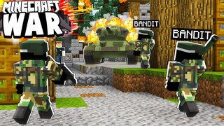 Revenge TANK ATTACK on Minecraft ENEMIES! (Minecraft War #43)