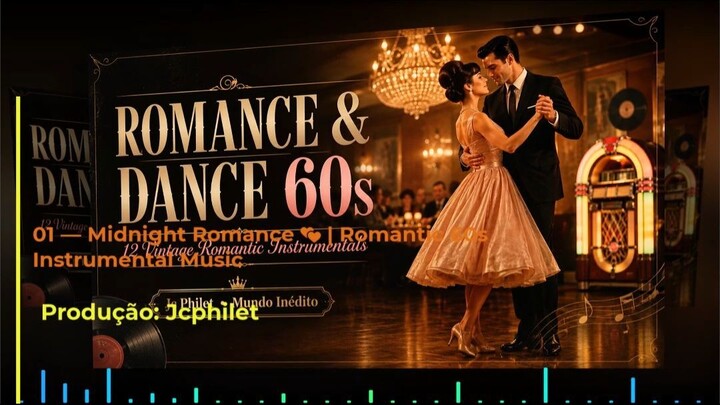 **ROMANCE & DANCE 60s 💕 | Romantic Vintage Instrumental Music | 12 Retro Love Songs**