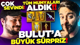 BULUT'A BÜYÜK SÜRPRİZ! HESABINA GİZLİCE TÜM MUMYALARI ve M416 ALIP FULLEDİK! (ÇOK SEVİNDİ) PUBG Mobi