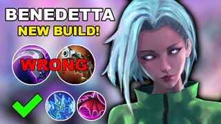 Benedetta High Sustain High Damage Build | Top Global Benedetta | Mobile Legends