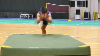 Guangzhou No.2 Middle School Volleyball Team Diving Teaching