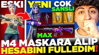 TAKİPÇİMİN YENİ HESABINA M416 MASKARA ÇIKARIP HESABINI FULLEDİK! (ÇOK ŞANSLI!) PUBG Mobile