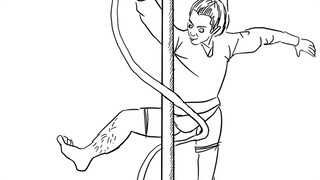 روتين رسم الرسام الموهوب