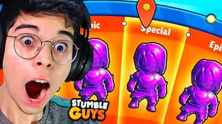 USEI O BUG DA LÍNGUA PRA PEGAR A NOVA SKIN ESPECIAL DA UPDATE DO STUMBLE GUYS!