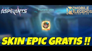 GACHA PAKAI TIKET DI EVENT ASPIRANTS APAKAH BISA DAPAT SKIN EPIC LIMITED ? | MOBILE LEGENDS