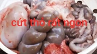 Cách nấu món pịa thỏ(cứt thỏ) với rau má ăn rất ngon.món ăn có một không hai.Biển Nguyễn ngọc