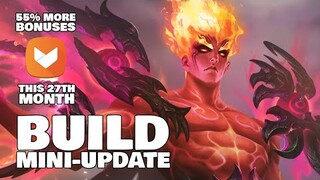 Valir Build Mini-Update // New Skin Valir - War of Blaze // MLBB Valir // Mobile Legends