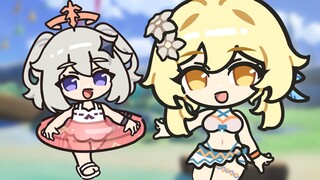 （原神）泳装夏日