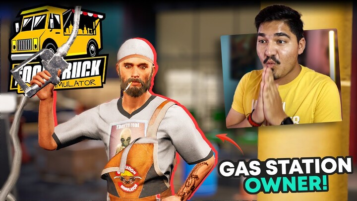 I Got A JOB at a GAS STATION! - Food Truck Simulator #4