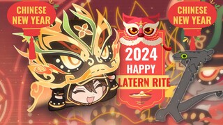 Latern Rite 2024 with Toothless and Ga ming | Driftveil City | Genshin Impact