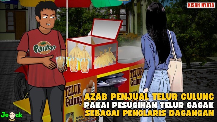 AZAB PENJUAL TELOR GULUNG PAKAI PESUGIHA TELUR GAGAK SEBAGAI PENGLARIS DAGAN