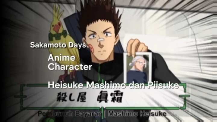 Anime Character; Heisuke Mashimo dan Piisuke