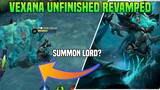 UNFINISHED REVAMPED OF VEXANA | She Can Summon Lord? New Skills | MLBB