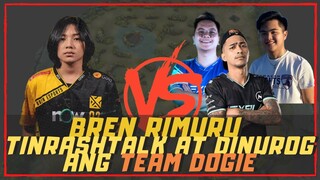 BREN RIMURU TINRASHTALK AT DINUROG ANG TEAM DOGIE SA RANK GAME