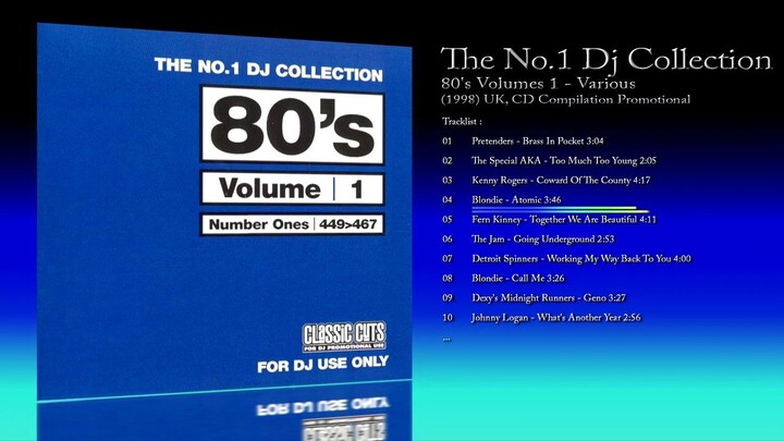 The No.1 Dj Collection (1998) 80's Volumes 1 - Various [CD Compilation Promotional]