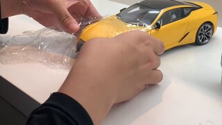 Have you ever seen a car cover applied to a model car?