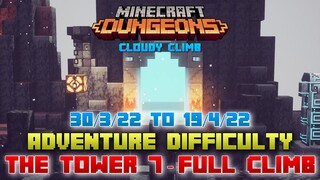 Minecraft Dungeons Cloudy Climb, The Tower 7 [Adventure] Full Climb, Guide & Strategy