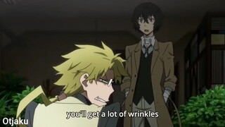 Just DAZAI and KUNIKIDA fighting