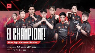 THIS IS US TOO (EL CHAMPIONE) of the VALORANT ROSTER THE MOVIE
