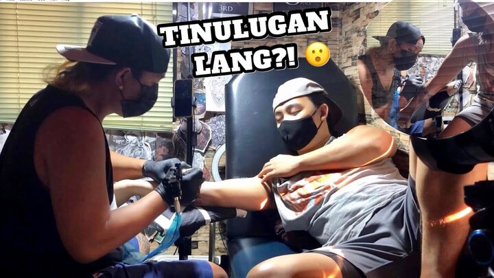 FIRST TATTOO NI BOY KASINGKIT! | SOLID YUNG ARTIST NATO. 👌🏻