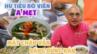 Dù mất chân, anh chủ quán vẫn nấu HỦ TIẾU BÒ VIÊN ngon xỉu làm Color Man nghiện lun!| Color Man Food