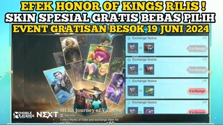 EFEK HOK RILIS ! SKIN SPESIAL GRATIS BEBAS PILIH EVENT GRATISAN ML BESOK 19 JUNI 2024