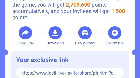 JOYit Referral code free 720 coins