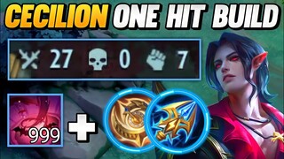 TOP GLOBAL CECILION 27 KILLS | KILLING MACHINE | ONE HIT BUILD