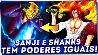 EXPLICADO! COMO SHANKS POSSUI O MESMO PODER DE FOGO DO SANJI? ONE PIECE