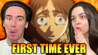 I Showed My Girlfriend ATTACK ON TITAN for THE FIRST TIME