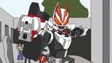 【Mouse Drawing】Kamen Rider Geats (Polar Fox) Transformation Clip