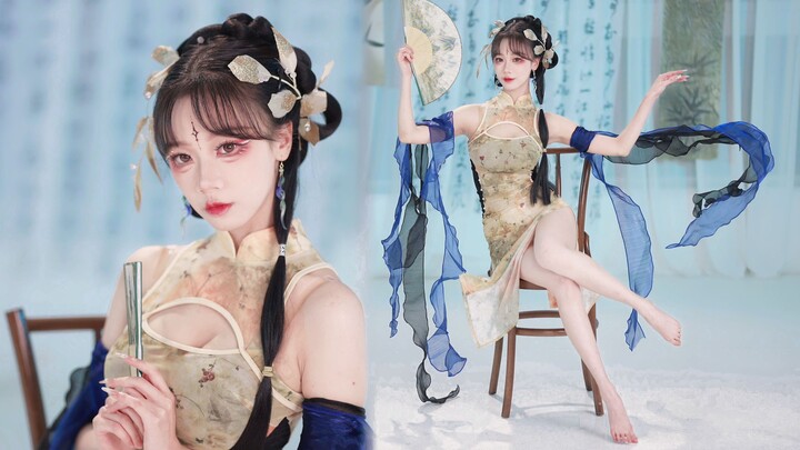 This dance is so energetic… the cheongsam lady’s here to go all out on you! A wildly satisfying perf