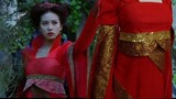 [Kostum kuno imitasi tinggi] Saya bekerja keras untuk membuat rok peri merah dengan lengan lebar. Ro