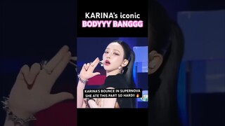 AESPA KARINA SUPERNOVA BODY BANG ICONIC PART #aespa #supernova #karina #aespakarina #aespasupernova