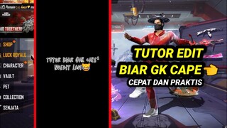 TUTOR EDIT VIDEO BIAR GAK CAPEK LAGI🥵🙄