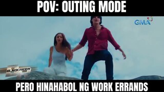 'Yung outing n'yo pero hinahabol pa rin kayo ng trabaho! | Black Rider