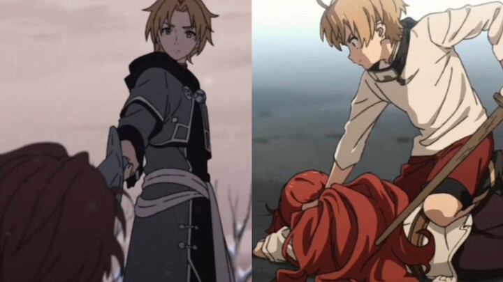 Rudy: Magic is my talent, swordsmanship is my hobby...Luke: Damn? Sylphy lied to me, the information
