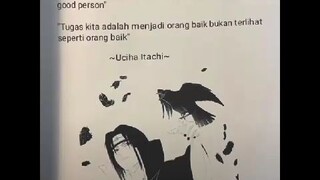 kata kata dari The Real Hero 😎🔥 Uchiha Itachi 🔥