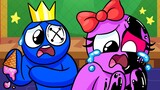 Corrupted PINK BACKSTORY - Rainbow Friends Animation