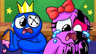 Corrupted PINK BACKSTORY - Rainbow Friends Animation