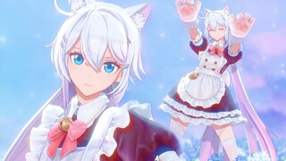 No one can resist the cat maid Kiana! |Kiana MMD-JUMP UP