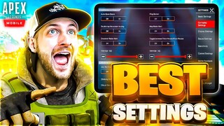 Apex Legends Mobile BEST SETTINGS! (Movement/Sensitivity)