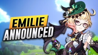 4.8 BRAND NEW GENSHIN CHARACTER EMILIE ANNOUNCED - DRIP MARKETING