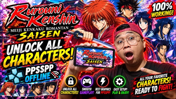 RUROUNI KENSHIN PPSSPP FOR ANDROID MOBILE TUTORIAL
