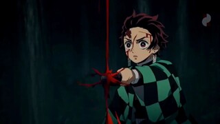 tanjiro fight scene