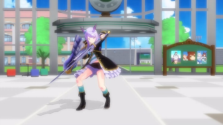 [Uma Musume: Pretty Derby MMD] Kuda gendut, solusi super kapak pelindung