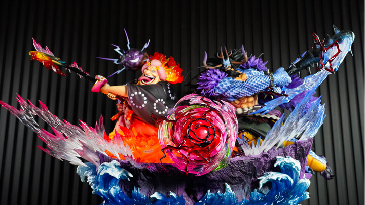 الضربة القاضية من الأباطرة الأربعة! تمثال مرخص من «ون بيس» في صالة المجموعة — بايهاي